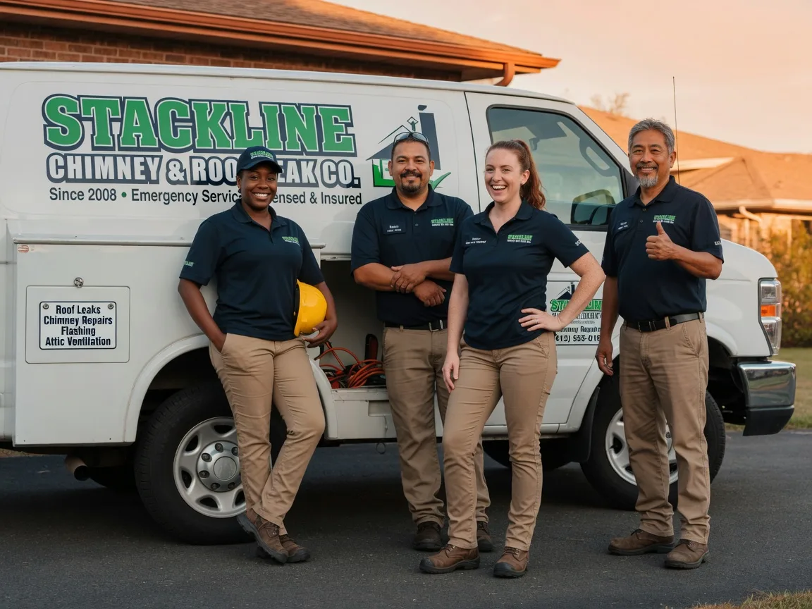 Chimney flashing repair company in Harrod, OH